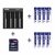 Xtar MC4S töltő + 8 x AA 1.2V 2200mAh Ni-MH akkumulátor + 32 GB SD kártya