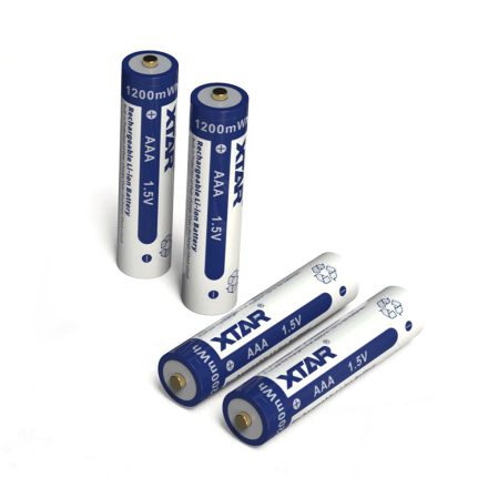 XTAR 4 x AAA 1,5V 1200 mWh / 800mAh Li-ion akkumulátor