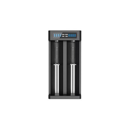 XTAR MC2 Plus két öblös akkumulátor töltő