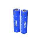 XTAR 18650H Li-ion ipari akku védelem nélküli 2600 mAh 65 mm hosszú