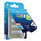 Panasonic Eneloop 4xAAA 800 mAh akku