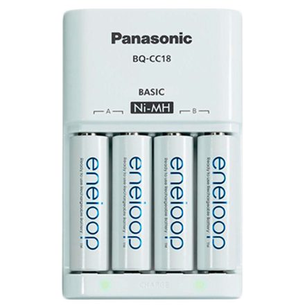 Panasonic Eneloop 4xAA 1900mAh akku + 7 órás töltő