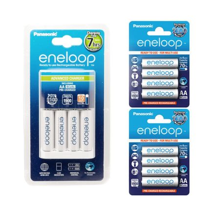 Panasonic-eneloop-akkumulator-4db-+-tolto